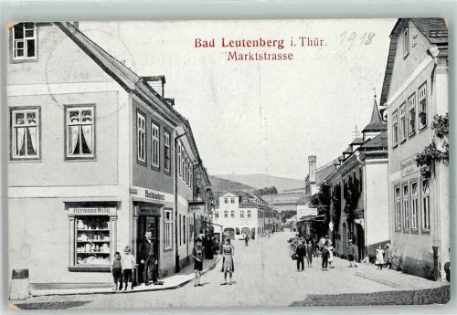 Leutenberg 1918 Marktstraße