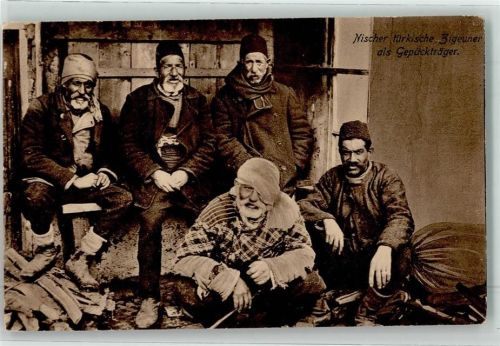1918 Nischer türkische Gepäckträger auf AK