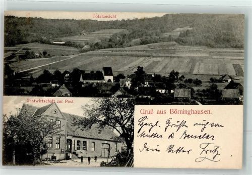 Börninghausen 1916 Gasthaus zur Post