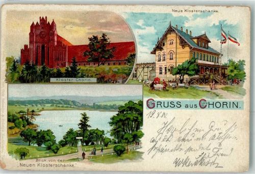Chorin 1900 Kloster Neue Klosterschänke