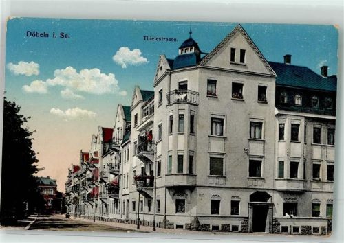 Döbeln 1918 Thielestraße Feldpost WK I Soldatenbrief 2. Kompagnie 1. Ers. Batl. J.-R. 139