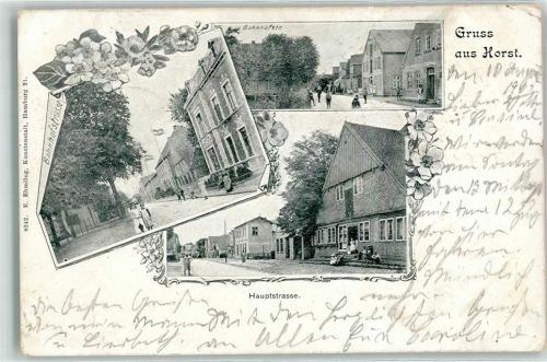 Horst 1905 Bahnhofstraße Hauptstraße