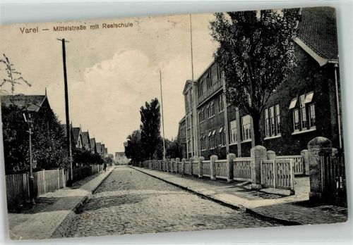 Varel 1914 Mittelstraße Realschule Feldpost 3. Kompagnie 8. Gewehrabteilung