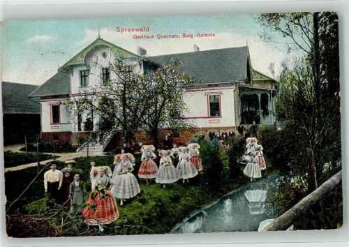 Burg Spreewald Trachten Gasthaus Quackatz