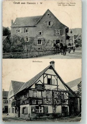 Hausen Hebelhaus Gasthaus zur Linde