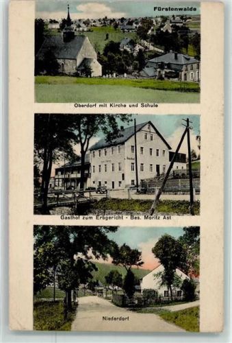 Fürstenwalde Schule Niederdorf Gasthaus zum Erbgericht
