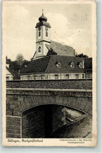 Bad Bellingen Federzeichnung v. Gg. Schmidt