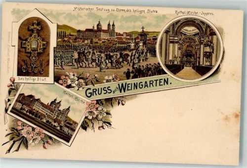 Weingarten Heilige Blut Festzug Kath. Kirche Altaransicht Verlag Ottmar Zieher - München