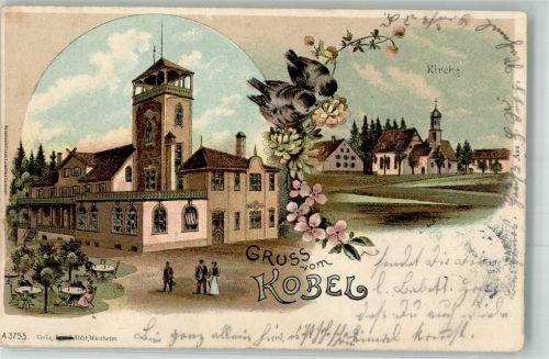 Wiesenfelden 1900 Kirche Kobelberg
