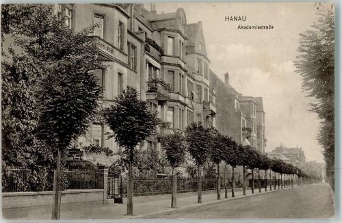 Hanau 1916 Akademiestraße
