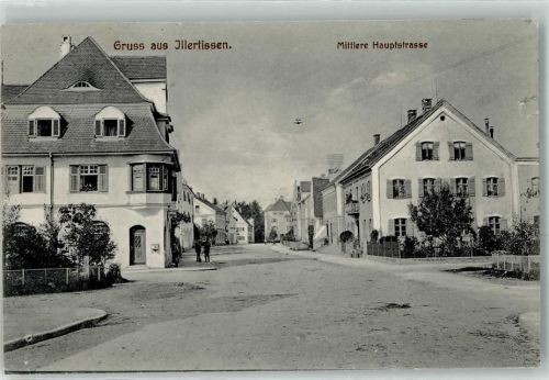 Illertissen 1916 Mittlere Hauptstraße