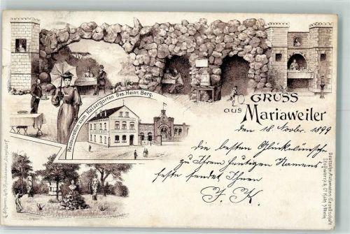Mariaweiler 1899 Gasthaus zum Kaisergarten