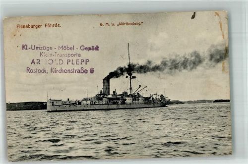Flensburg 1912 Föhrde , SMS Württemberg
