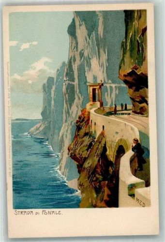 Riva del Garda 1900 Strada di Ponale Zieher, Ottmar Nr. 1479