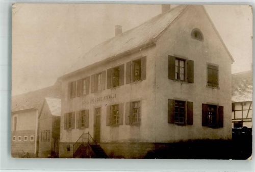 Bosselshausen 1912 Gemeindehaus Schule Ort lt. Stempel