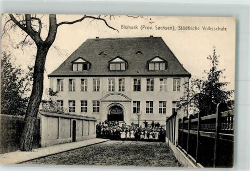 39629 O3592 Bismark Altmark 1913 - Städtische Volksschule Schulkinder