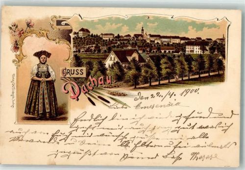 Dachau 1900 Volkstracht Hopfen