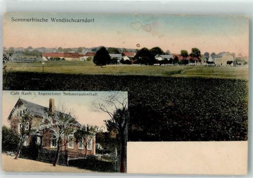 Possendorf 1917 Wendischcarsdorf Cafe Ranft
