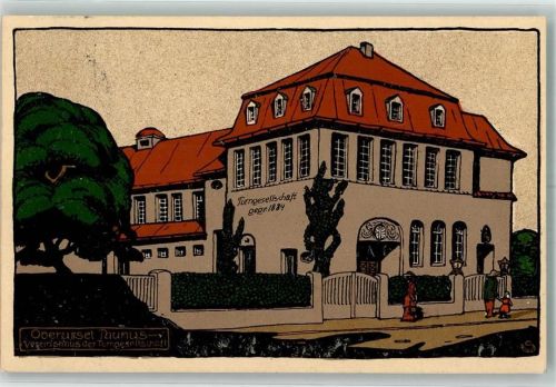 Oberursel 1911 Vereinshaus der Turngesellschaft sign. S
