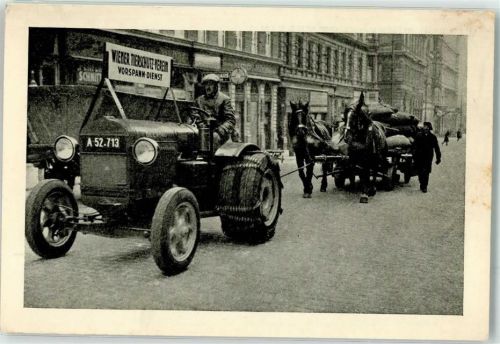 Wien Wiener Tierschutz Verein Schulhof 6 Traktor A 52.713 Pferdefuhrwerk