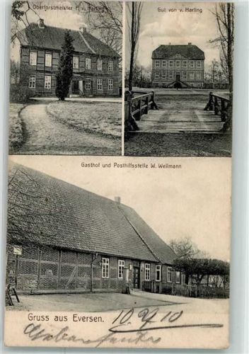 Eversen Gut Harling Oberforsterei Gasthaus-Posthilfsstelle Weilmann