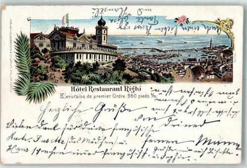 Genova 1899 Hotel Gasthaus Righi Ort lt. Recherche