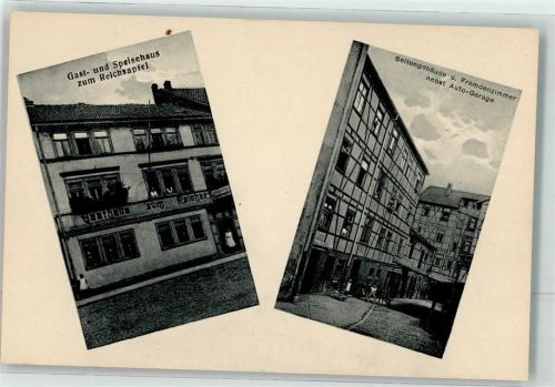 Eisenach Gasthaus zum Reichsapfel Seitengebäude Auto-Garage