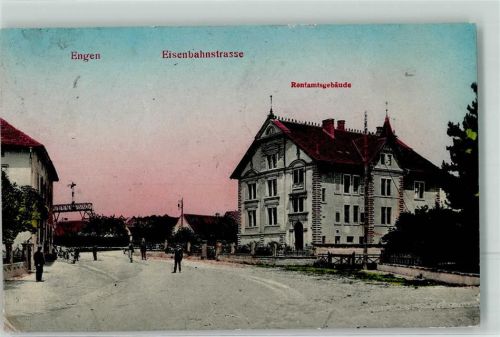 Engen 1907 Eisenbahnstraße Rentamtsgebäude