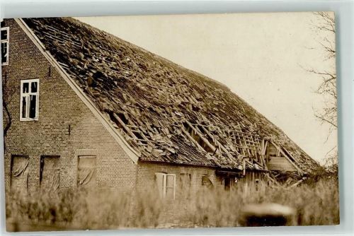 Mariensiel 1919 bei der Explosion des Munitionsdepots beschädigte Häuser