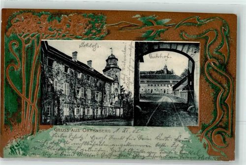 Ortenberg 1902 Schloß Gutshof