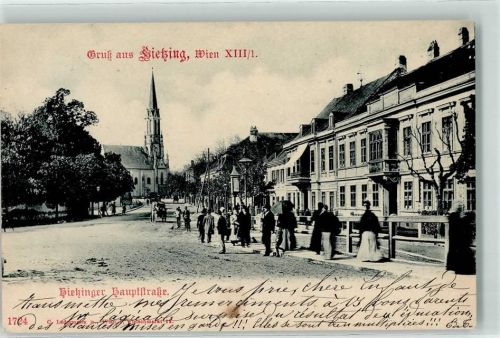 1130 Wien 13. Bezirk, Hietzing Prägedruck Hauptstraße