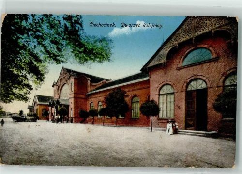 Ciechocinek 1916 - Bahnhof