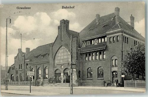 Graudenz 1916 Bahnhof