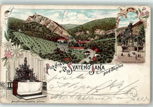 Svaty jan pod Skalou 1899 Sttalete piskovcove s ousosi