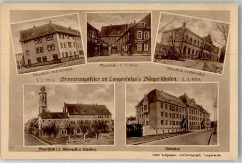 Bad Langensalza Erinnerungsfeier an Langensalza's Bürgerschulen 1924