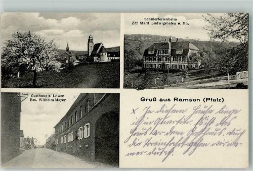 Ramsen Schülerferienheim d. Stadt Ludwigshafen Gasthaus zum Löwen