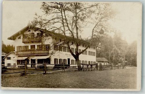 Jachenau Gasthaus Ort handschriftlich