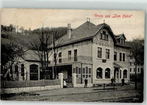 Lüdenscheid 1909 Gasthaus Zum Hohle Bahnpost Hagen-