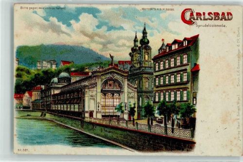 Karlovy Vary 1904 Sprudelcolonade Nr 381