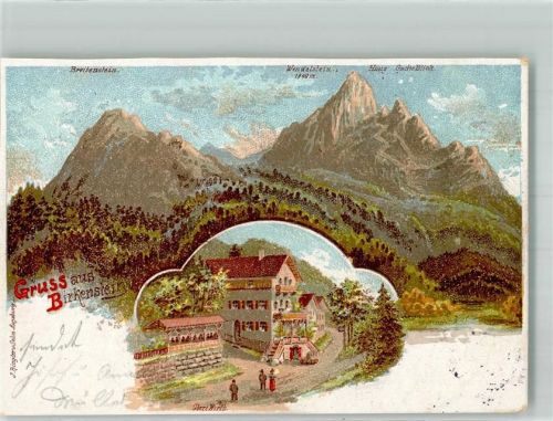 Birkenstein 1901 Alpen Breitenstein Wendelstein Obere Wirla
