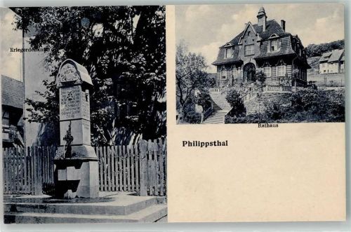 Philippsthal Kriegerdenkmal Rathaus