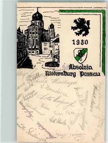 Passau Absolvia 1930 Niedernburg