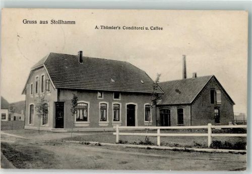 26969 W2890 Stollhamm Foto AK Konditorei-Cafe Thümler