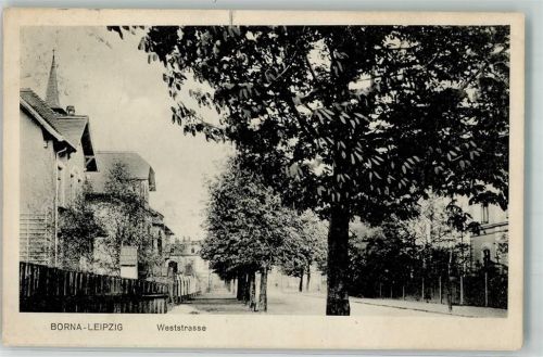 Borna 1911 Weststraße