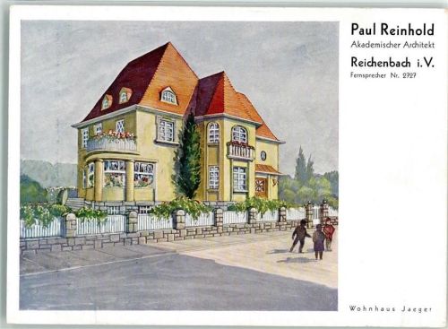 Reichenbach Paul Reinhold Wohnhaus Jaeger