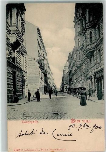 Wien 1900 Langegasse