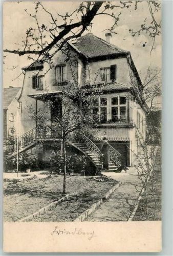Friedberg 1899 Villa Pichon Ort handschriftlich