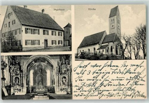 Dirlewang Pfarrhaus Kirche