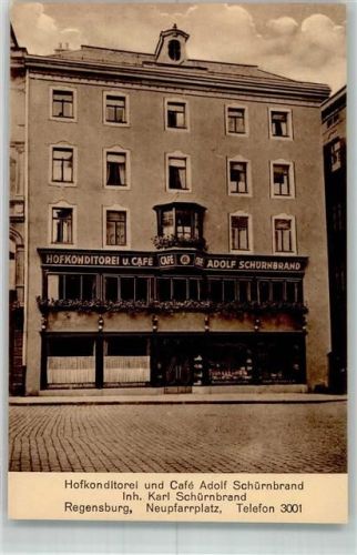 Regensburg Konditorei-Cafe Schürnbrand
