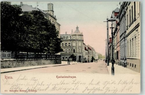 Riesa 1905 Kastanienstraße